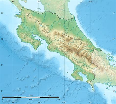 الگو:Location map Costa Rica - ویکی‌پدیا، دانشنامهٔ آزاد