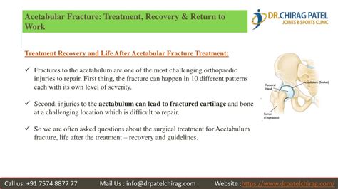 PPT - Acetabular Fracture Treatment, Recovery & Return to Work ...