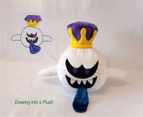 Custom Plush Just Like King Boo From Mario Inspired funmade - Etsy