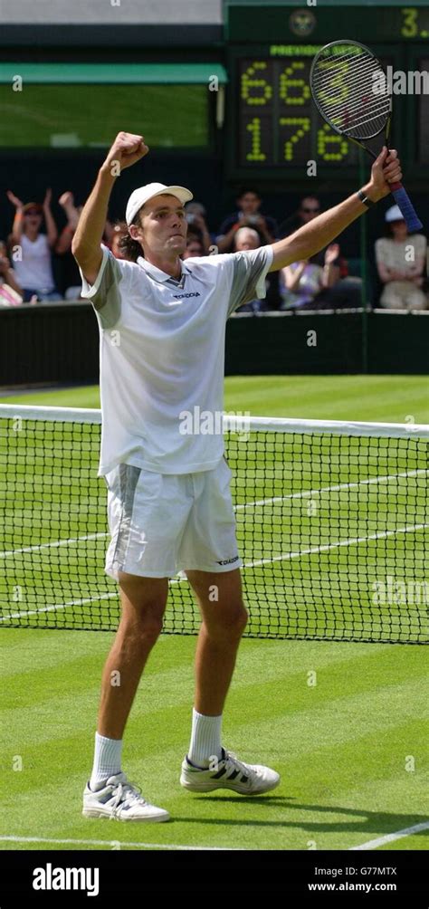 Ivo Karlovic Wimbledon Stock Photo - Alamy