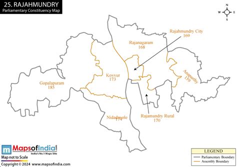 Rajahmundry Election Result 2019 - Parliamentary Constituency Map and Winning MP