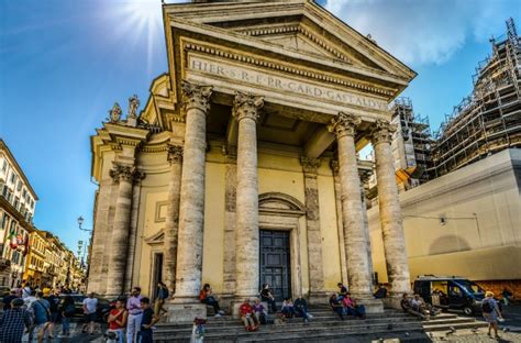 Rome Church At Piazza Del Popolo Free Stock Photo - Public Domain Pictures