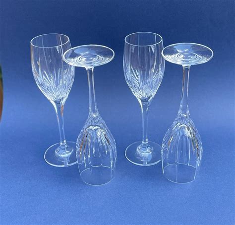 Vintage Mikasa Crystal Wine Glasses Set of Mikasa Crystal - Etsy