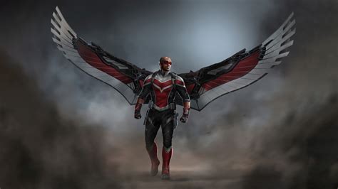 1366x768 Resolution Anthony Mackie Falcon Marvel Art 1366x768 Resolution Wallpaper - Wallpapers Den