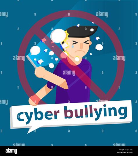 Cyber Bullying Poster Drawing - Cyber Bullying Cartoon Stock Photos ...