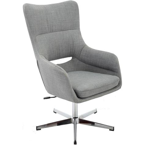 White Swivel Chair No Wheels - Chic style and comfortable swivel accent chair will become a ...