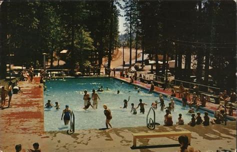 Loch Lomond Resort Pool California Sid Buegeleisen Postcard