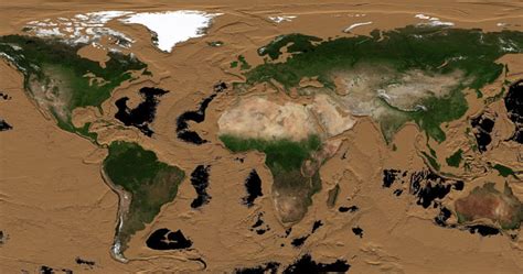 NASA's Video Shows How Earth Would Look Without Oceans | Klipland.com