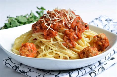 Spaghetti and Turkey Meatballs | Canadian Turkey