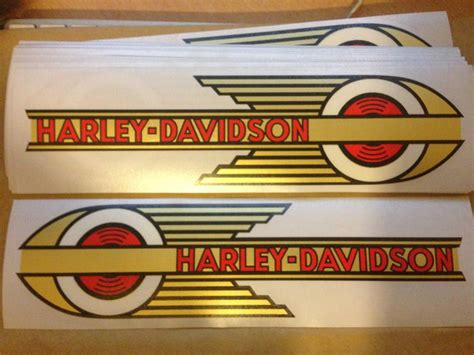 original Flying Wheel tank sticker size please. - Harley Davidson Forums