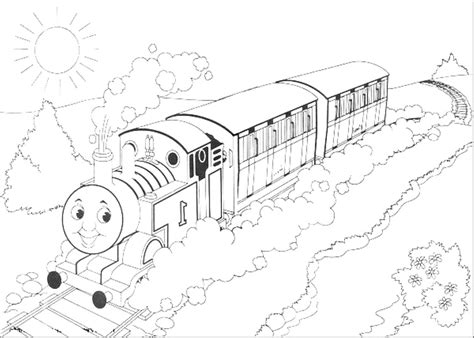 Thomas The Train Birthday Coloring Pages Coloring Pages