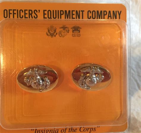 USMC US MARINE CORPS ALL OFFICER RANKS GOLD EVENING & DRESS SHIRT CUFF LINK SET | #1821898504