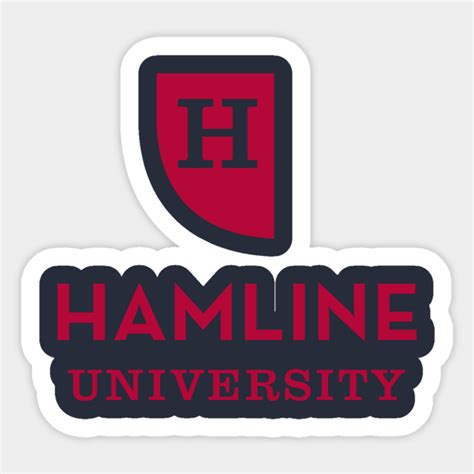 University Hamline - Hamline Campus Logo - Sticker | TeePublic