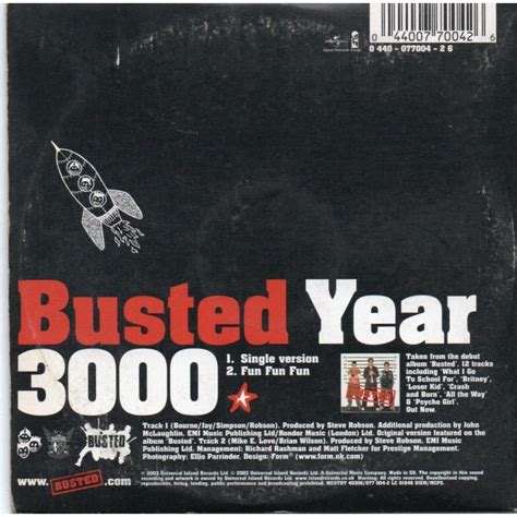 Year 3000 / fun fun fun by Busted, CD with tubomix - Ref:119446646