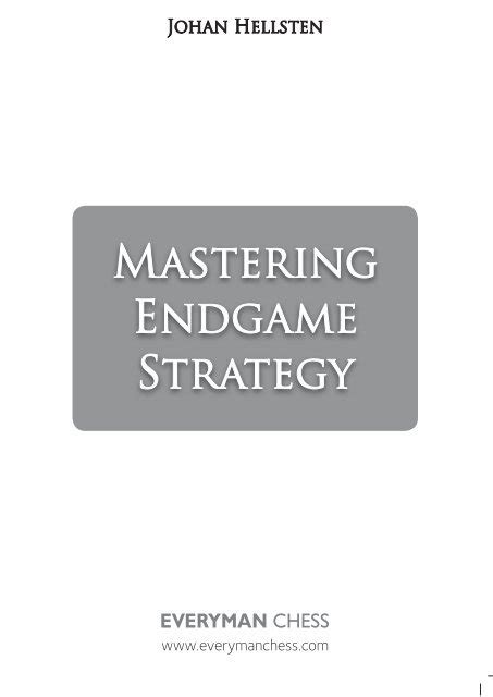 Mastering Endgame Strategy - London Chess Centre