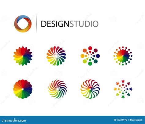 Set Of Design Graphic Logo Elements Stock Photo - Image: 10324970