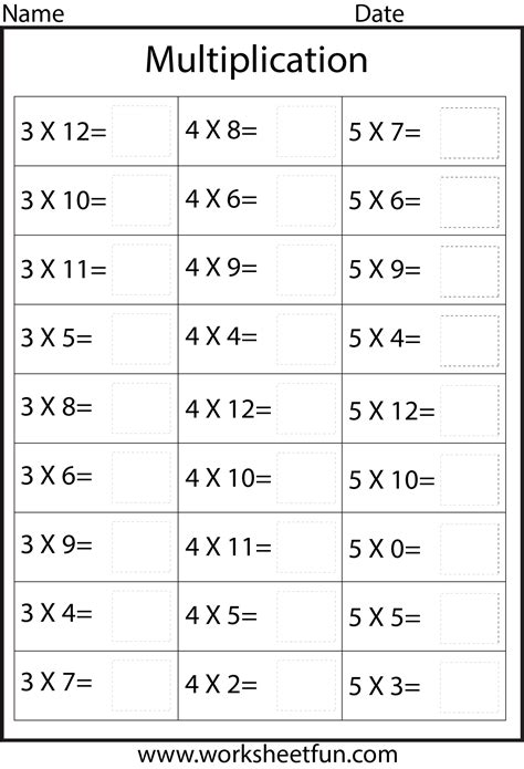 Multiplication Worksheets Mixed - MultiplicationWorksheets.net