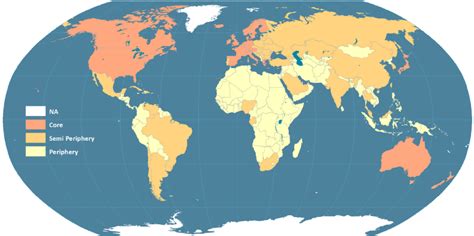 Global Core and Periphery - Geography