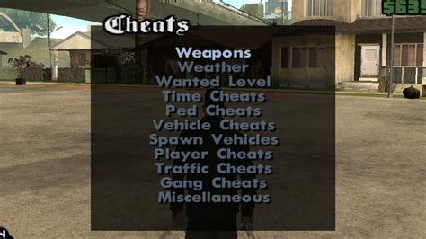 GAMES WORLD : CHEAT MENU MOD FOR GTA SAN ANDREAS