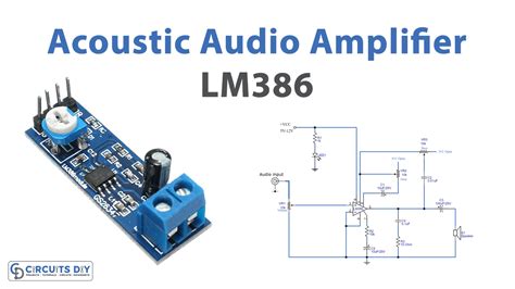 Acoustic Audio Amplifier Circuit Using LM386, 54% OFF