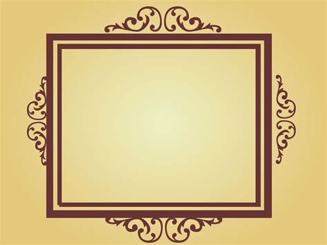 Ancient Frame Powerpoint Templates - Border & Frames, Brown - Free PPT ...