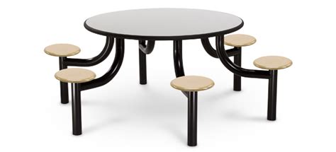 Heavy-Duty Round Cafeteria Tables | Prison Furniture | Belson Outdoors®