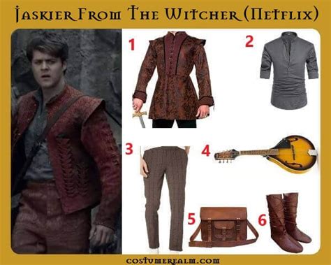 Jaskier Costume🎻 | Halloween Costume Guide | Costume Realm