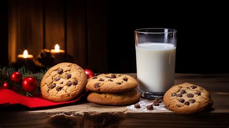 Christmas Milk And Cookies Free Stock Photo - Public Domain Pictures