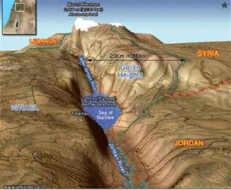 Maps of Sea of Galilee | Bible mapping, Golan heights, Bible facts