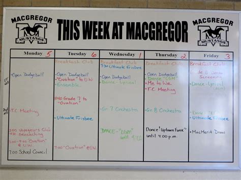 This Week @ MacGregor: Apr. 27-May 1, 2015 (MacGregor Public School)