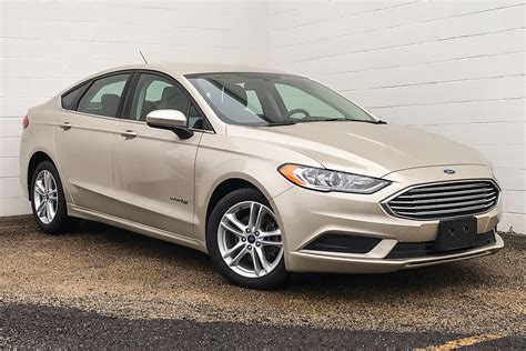 Pre-Owned 2018 Ford Fusion Hybrid S FWD 4dr Car in Morton #134042 ...