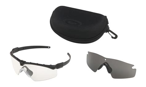 Oakley Ballistic M-Frame 3.0 Black w/Grey/Clear Lens - 4Shooters