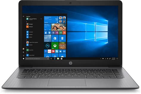 HP Stream 14-cb164wm Black Laptop, 32 GB, 4 GB RAM, 1.1 GHz Intel Celeron, Windows 10 (Certified ...