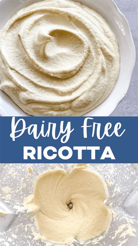 The BEST Dairy Free Ricotta Cheese Substitute Recipe | Tastes Lovely