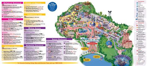 MGM Studios Orlando Theme Park | Disney Hollywood Studios map | Travel - Theme Parks | Pinterest ...