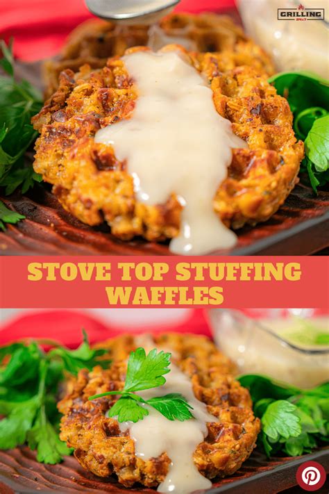 Stove Top Stuffing Waffles - Grilling 24x7