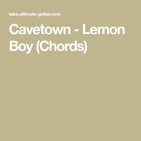 Cavetown - Lemon Boy (Chords) | Ukulele chords, Ukulele songs, Guitar songs