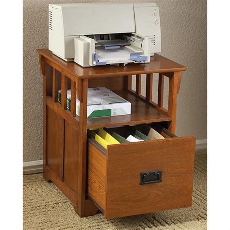Mission - style End Table / File Cabinet - 144522, Office at Sportsman's Guide