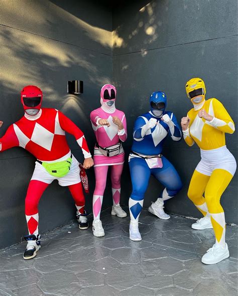 Power ranger group costume for halloween Family Halloween Costumes, Group Costumes, Halloween ...