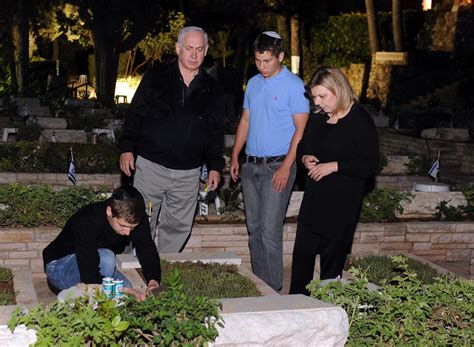 PM Netanyahu and his family visit the resting place of Lt.… | Flickr