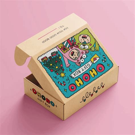 packaging design "OHOHO GIFT BOX" on Behance