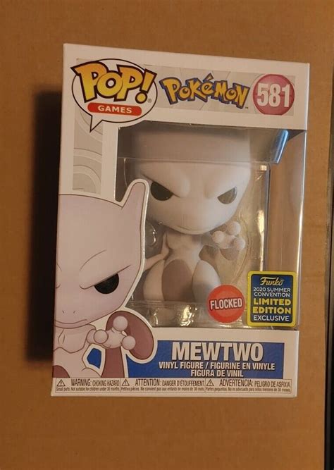 Mavin | Funko Pop Pokemon Mewtwo SDCC 2020 Flocked Shared