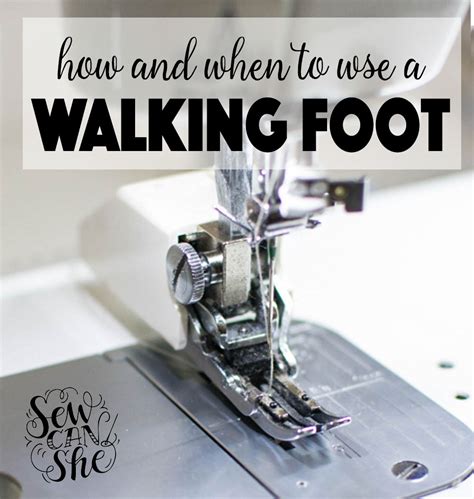 How and When to Use the Walking Foot on Your Sewing Machine — SewCanShe Free Sewing Patterns ...