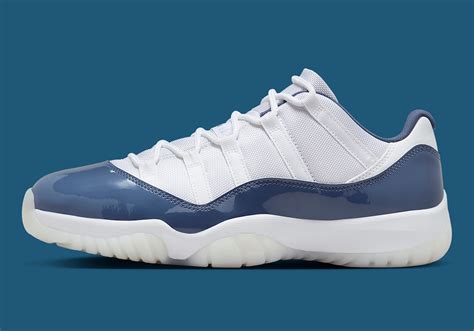 Official Images Of The Air Jordan 11 Low “Diffused Blue”