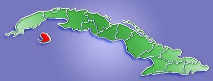 Isla de la Juventud Map, Cuba