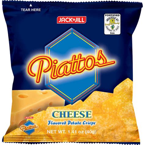 Jack 'n Jill Piattos Cheese | 40g | Chips & Crackers | Walter Mart