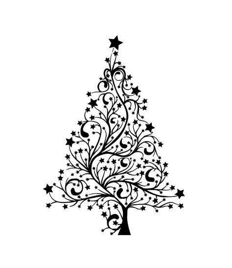 Tarjeta moderna del árbol de navidad Stock de Foto gratis - Public ...
