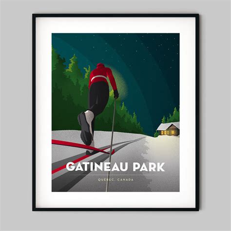 Ski Gatineau — Freewheel Design Art Prints