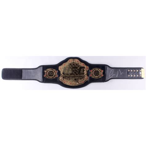 Conor McGregor Signed Full-Size UFC Championship Belt (PSA Hologram ...