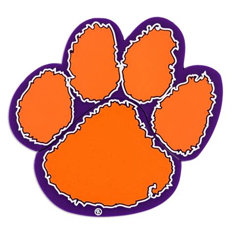 Clemson Tiger Paw Print N3 free image download